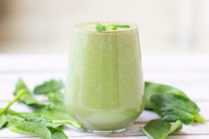 Vainilla con espinacas