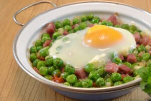 Guisantes con jamón